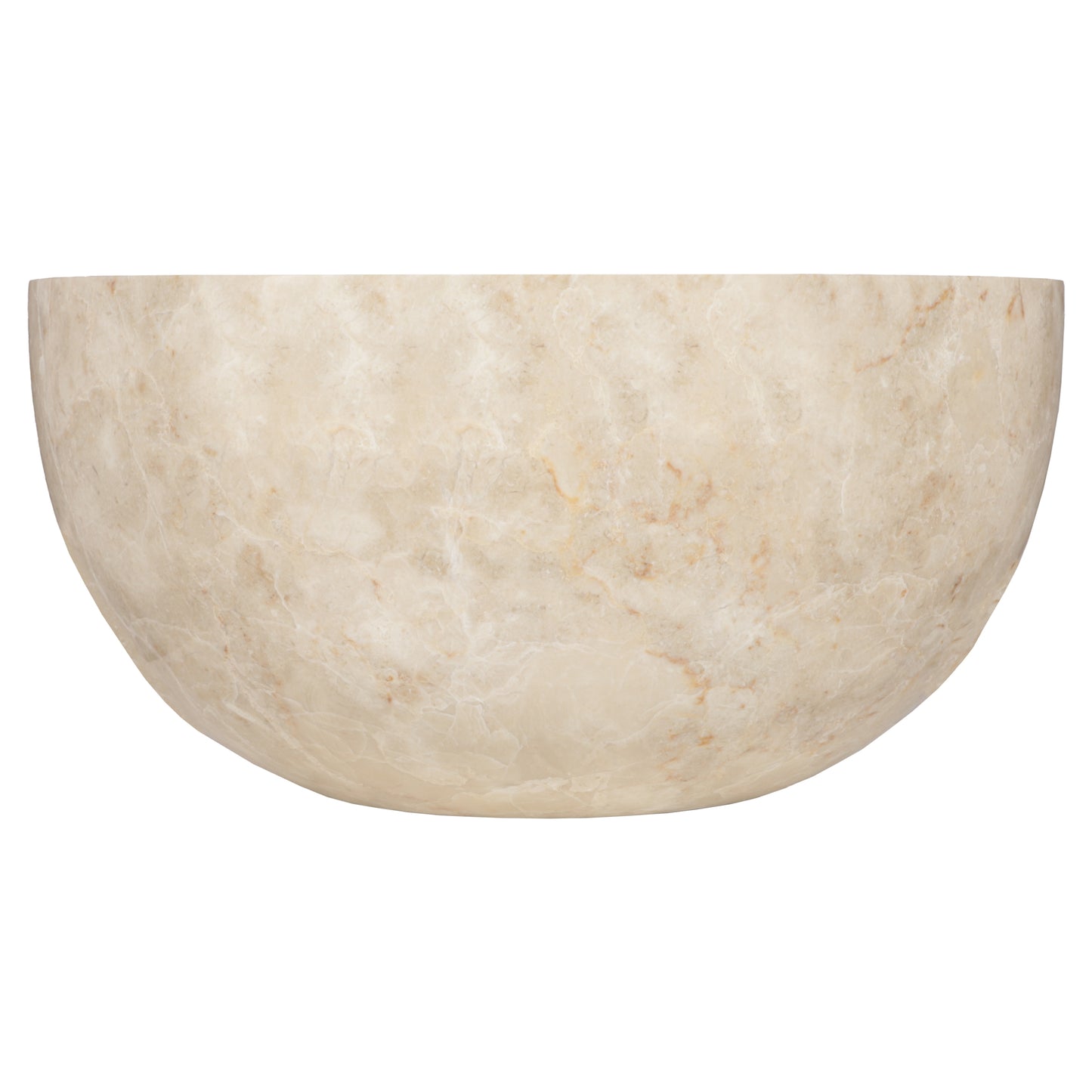 Opbouw waskom Differnz Boomer rond 21cm marmer beige