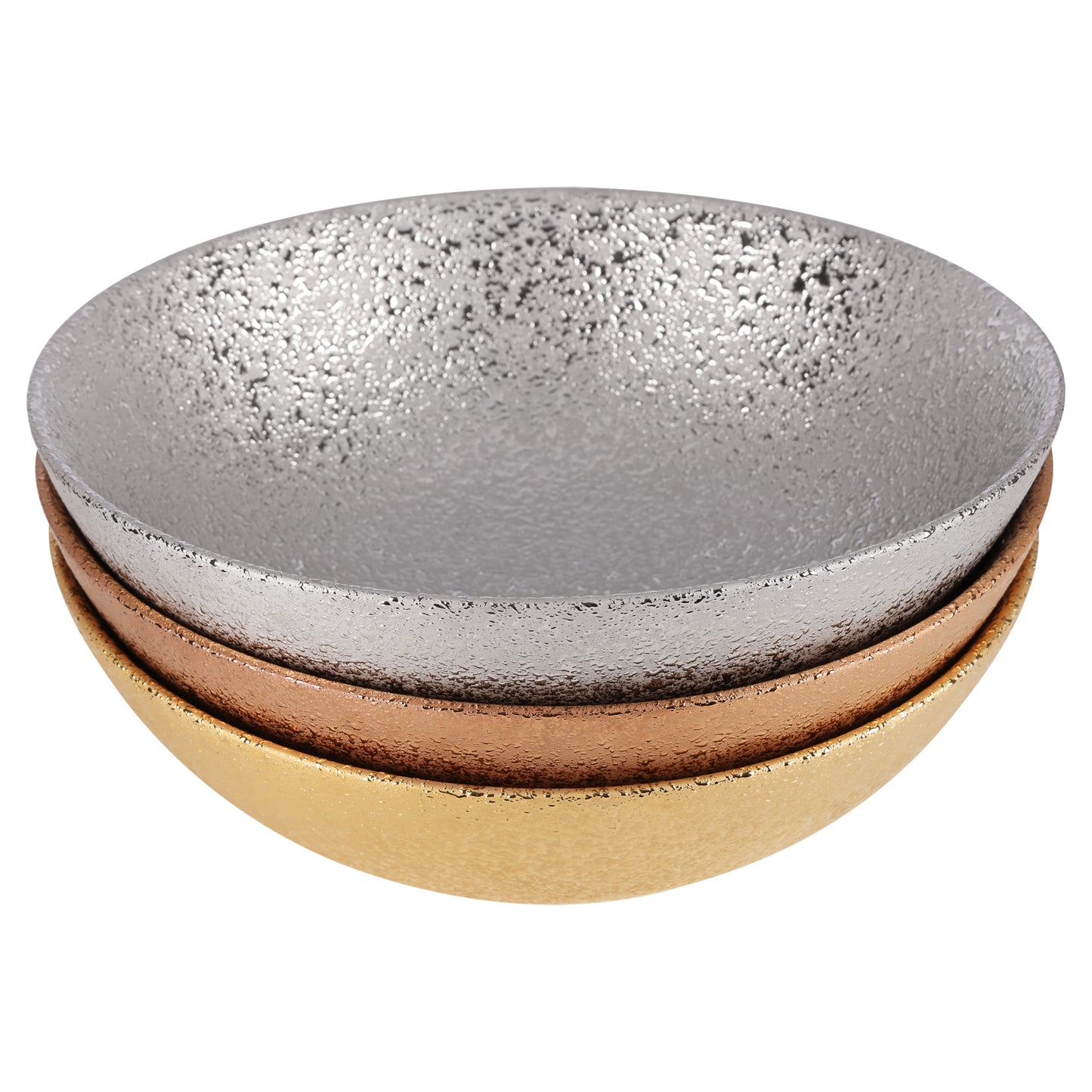Opbouw waskom Differnz Bright rond 36cm keramiek zilver