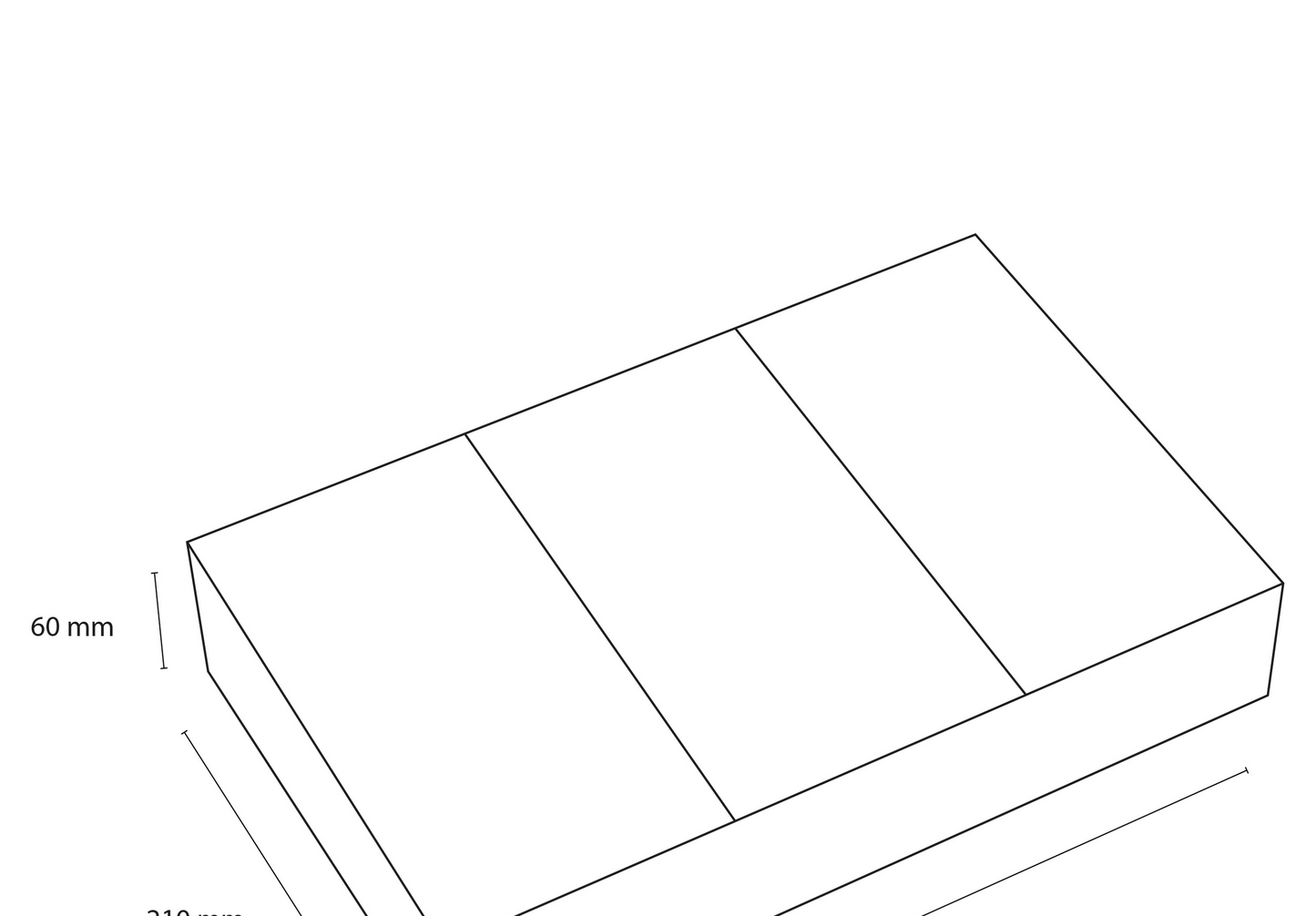 Lade organizer set Differnz 3dlg in grijs kunststof