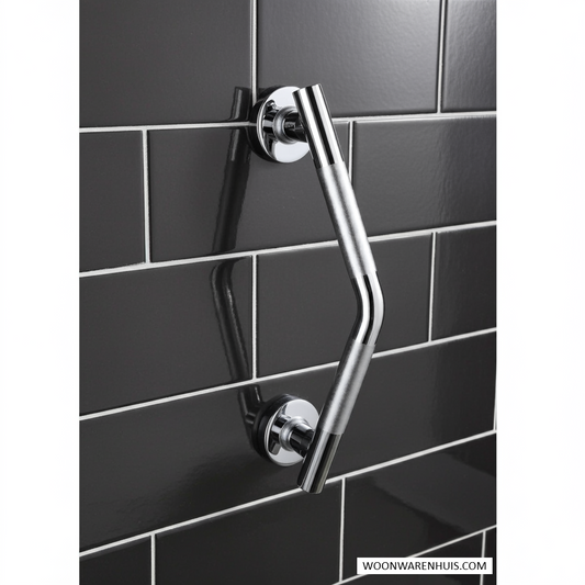 Bad- en douchegreep Ridder Ken 43cm chroom met antislip