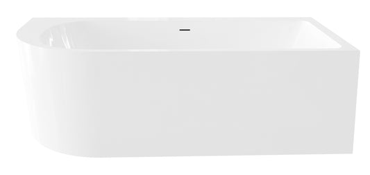 Half vrijstaand hoekbad rechts Sanitado Elements Munster 180x80cm glanzend wit