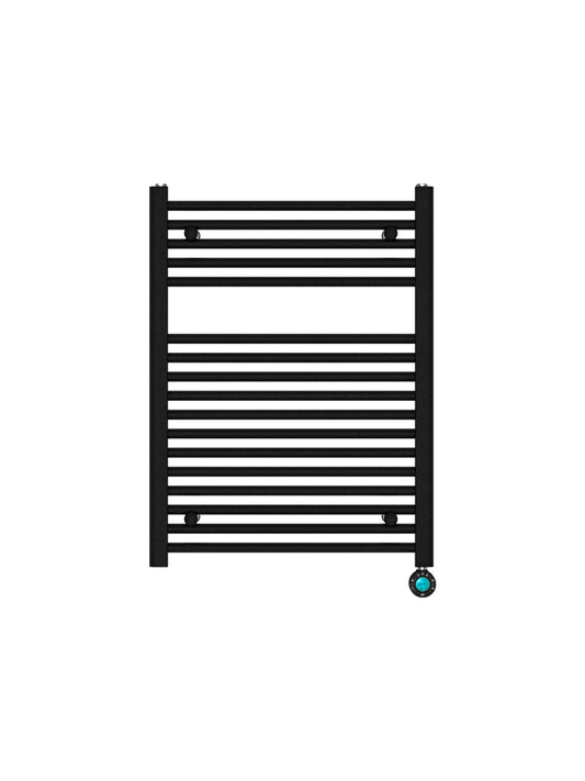 Elektrische handdoekradiator Sanitado Elements mat zwart 380W 800x600mm
