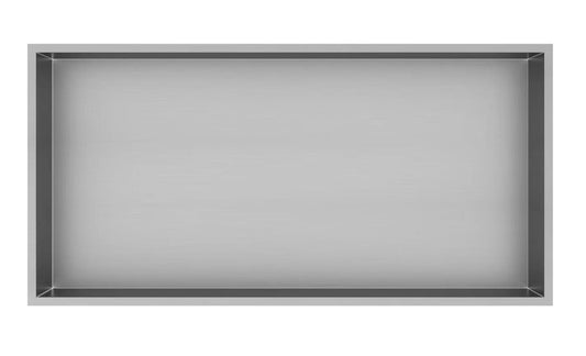 Badkamer inbouwnis 60x30x7cm Sanitado Industry Lotus in RVS
