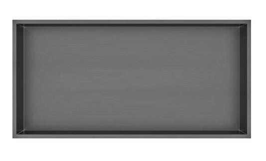 Badkamer inbouwnis 60x30x7cm Sanitado Industry Lotus in gunmetal