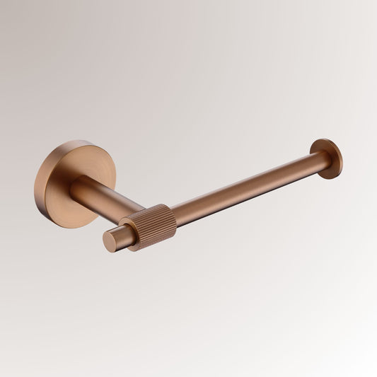 Toiletaccessoires set Sanitado Industry met borstel, rolhouder en handdoekhaak in mat brons