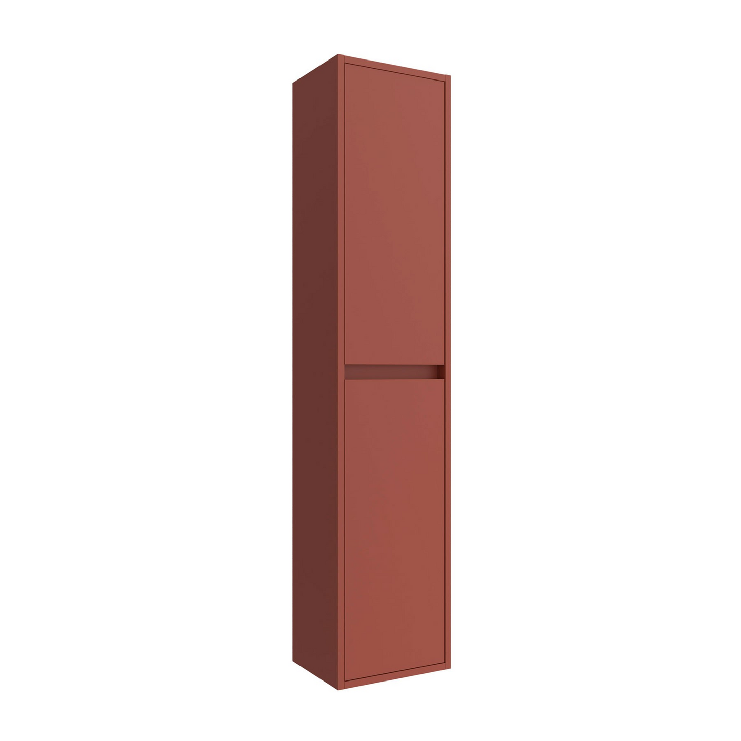 Badkamer kolomkast Salgar Noja 140cm rood mat