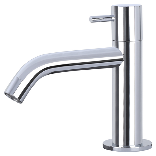 Complete fonteinset Differnz Ribble 38x18 cm natuursteen en chroom gebogen kraan
