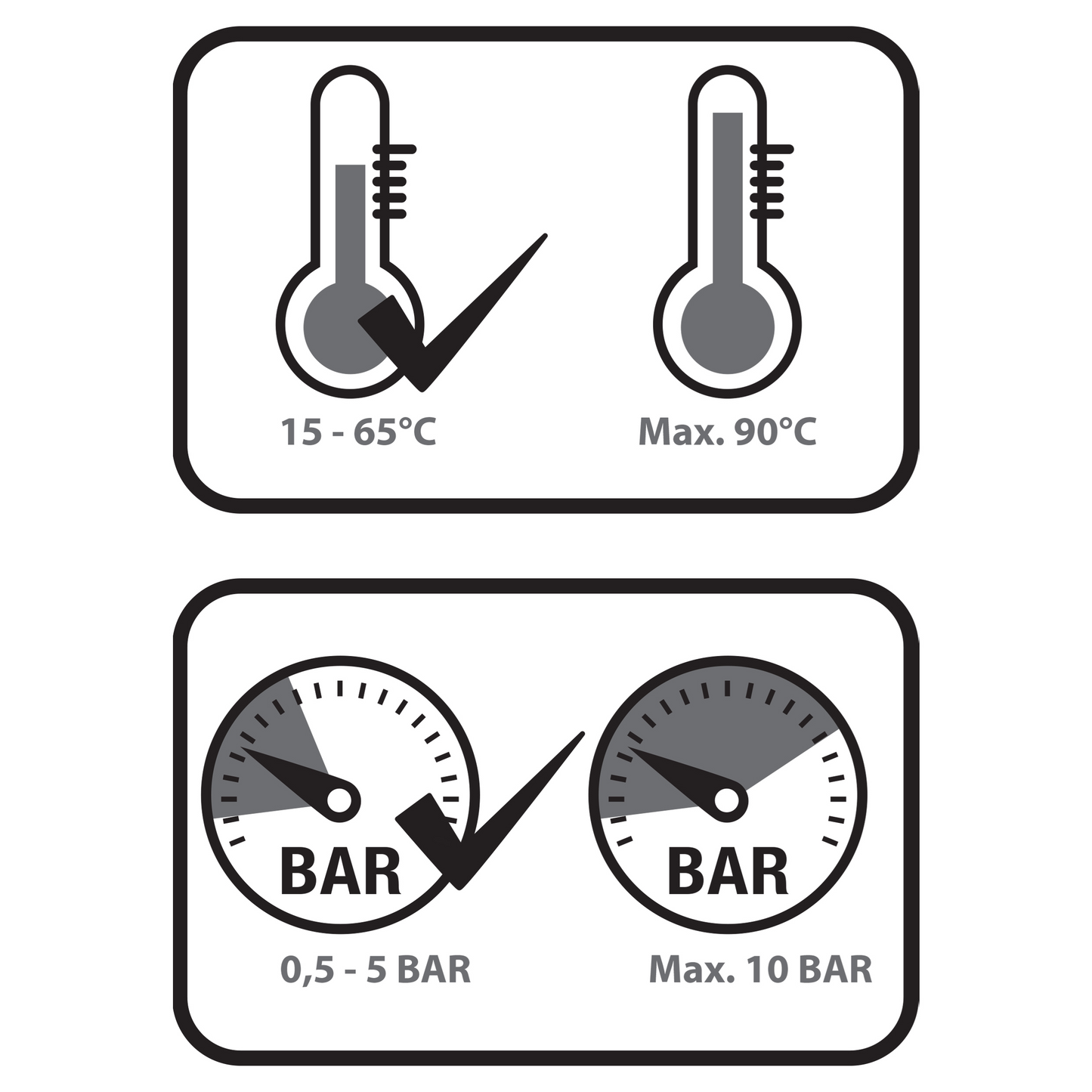 Wastafel mengkraan Differnz recht mat chroom