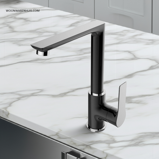 Keukenmengkraan Xellanz Casma zwart/chroom