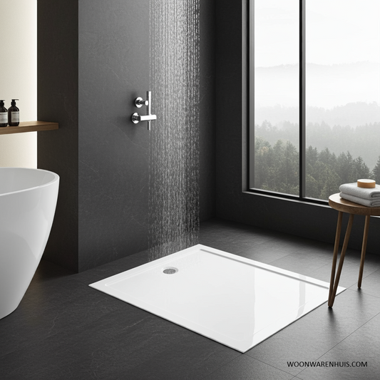 Douchebak Wiesbaden Tissot flatline rechthoek 120x90 cm acryl wit