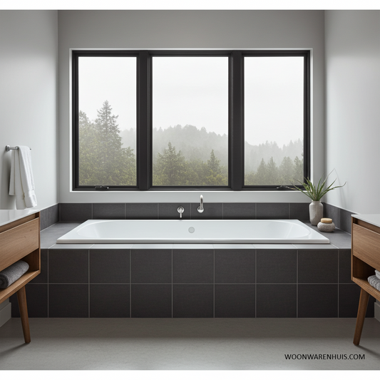 Inbouw ligbad Wiesbaden Portus RD 180x80 cm mat wit