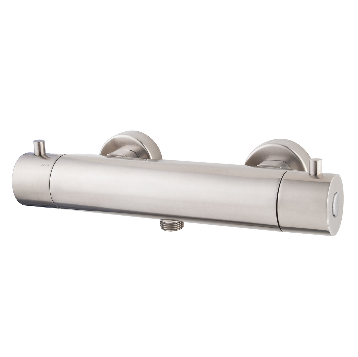 Thermostatische douchekraan Wiesbaden Caral met Cool Touch in RVS look