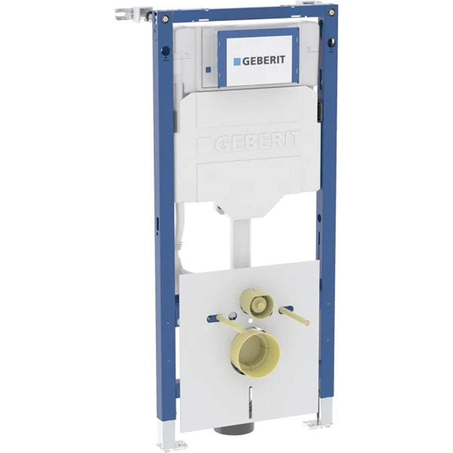 One pack Inbouwreservoir Geberit Duofix UP-320 met Sigma reservoir, drukplaat wit en wandcloset Trevi