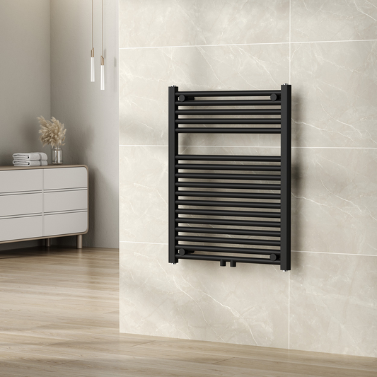 CV designradiator Wiesbaden Elara 76cm x 60cm mat zwart