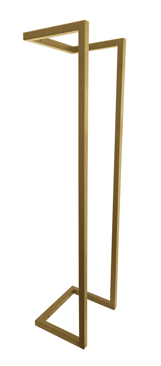 Handdoekrek Wiesbaden Loft 95x25x20cm in geborsteld messing
