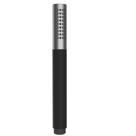 Wiesbaden Unimatch glijstangset compleet met staafhanddouche 1 stand gunmetal/mat zwart