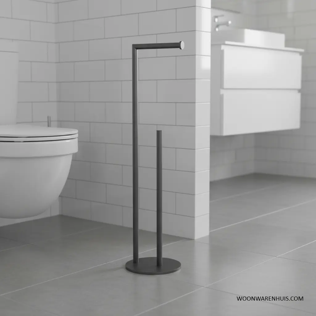 Toiletrolhouder vrijstaand Wiesbaden Alonzo gunmetal