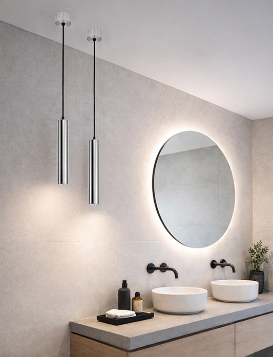 Hanglamp Wiesbaden Oriona 33cm dimbaar chroom