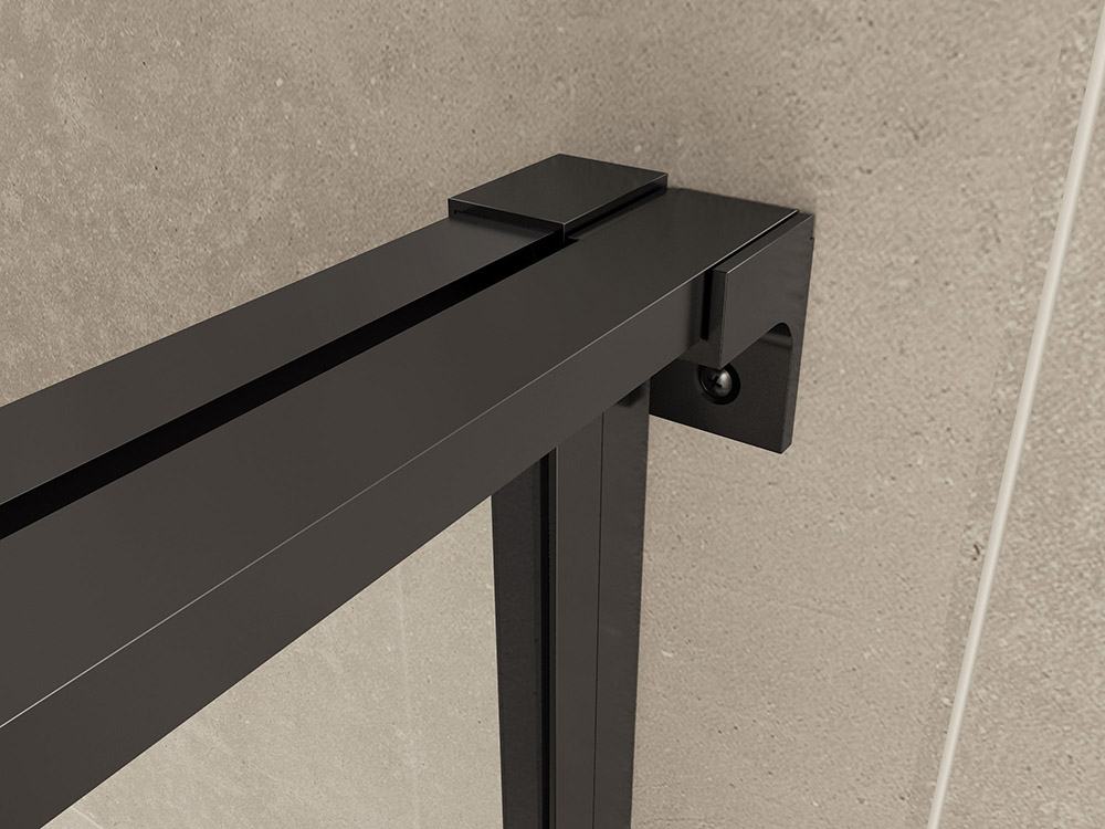 Nisdeur Wiesbaden Horizon 90x200 cm mat zwart