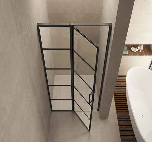 Nisdeur Wiesbaden Horizon 140x200 cm mat zwart