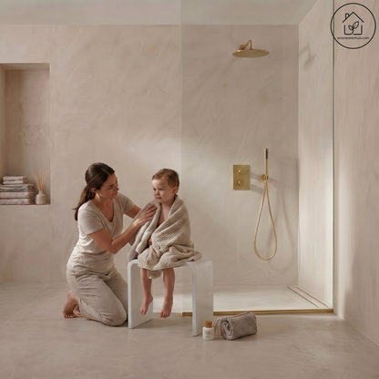 Douchekruk Wiesbaden Zita Solid surface 40x30cm mat wit