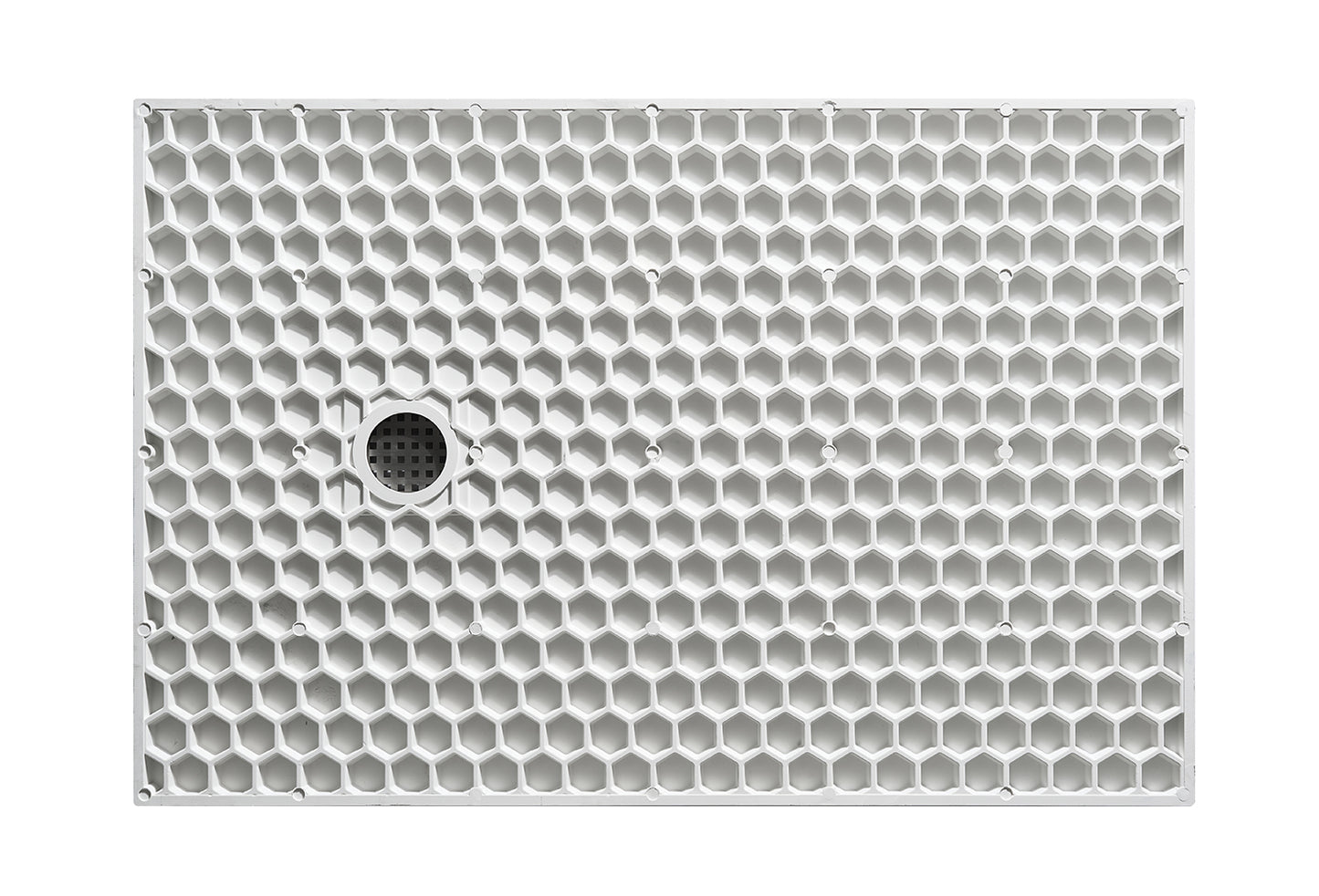 Douchebak Wiesbaden Stonea vierkant 90x90cm antislip composiet in mat wit