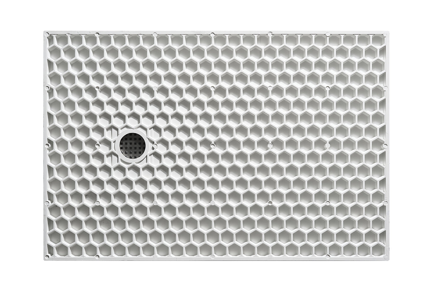 Douchebak Wiesbaden Stonea rechthoek 90x140cm antislip composiet mat wit
