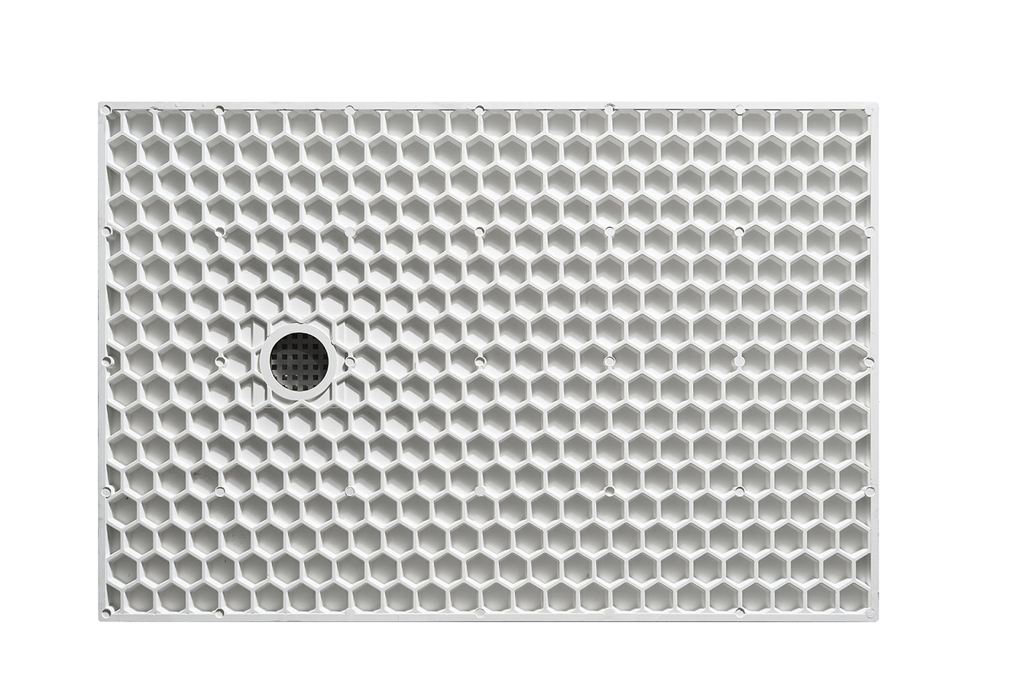 Douchebak Wiesbaden Stonea rechthoek 90x160cm antislip composiet mat wit