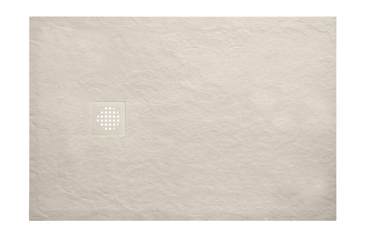 Douchebak Wiesbaden Stonea rechthoek 80x120cm antislip composiet mat beige
