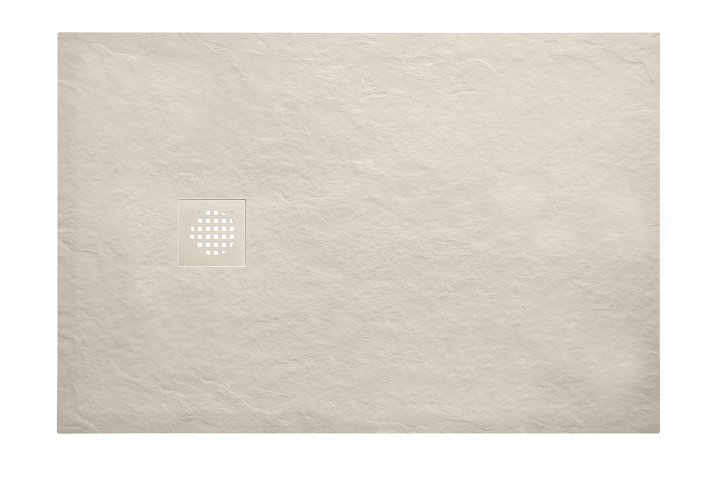 Douchebak Wiesbaden Stonea rechthoek 80x140cm antislip composiet mat beige