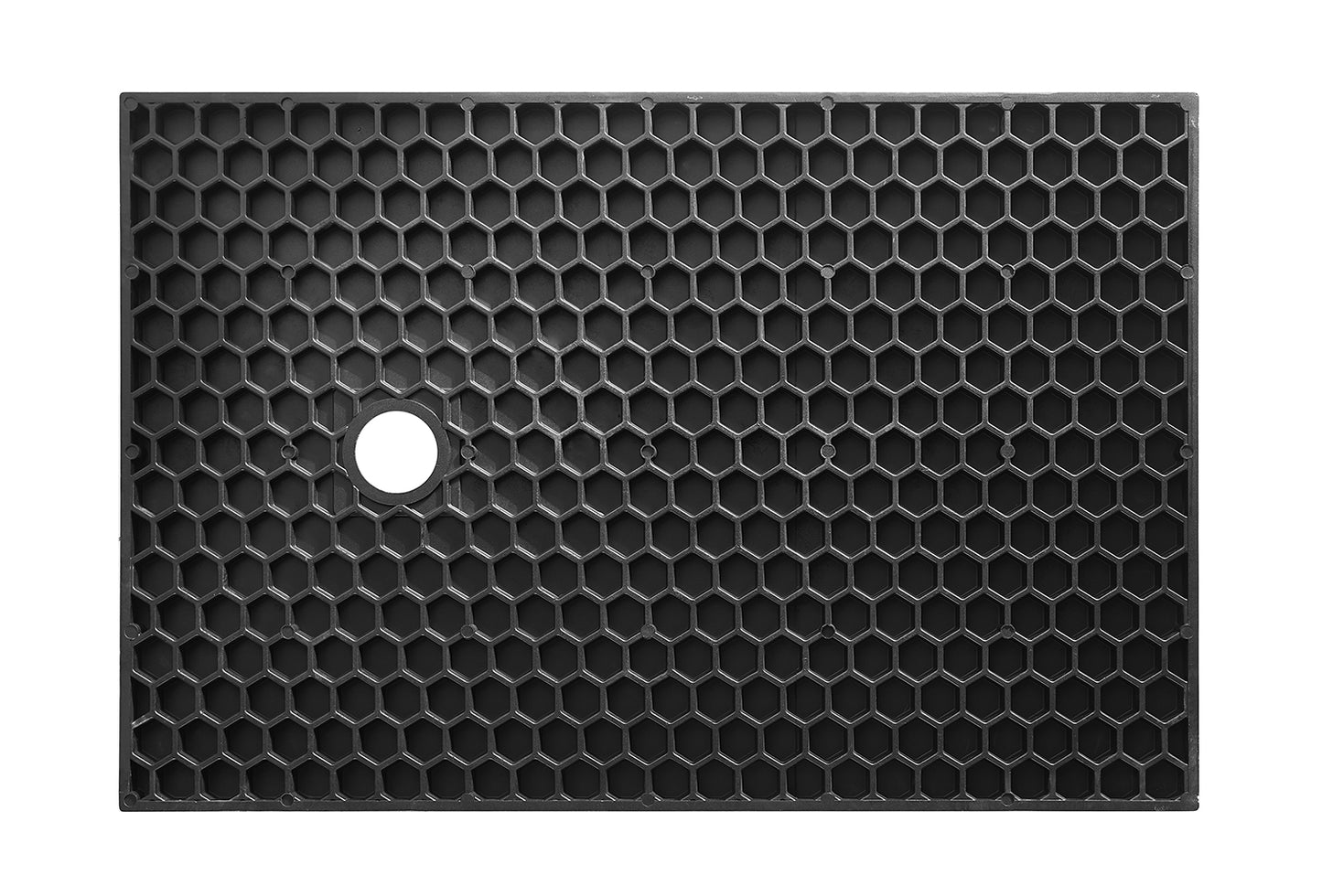 Douchebak Wiesbaden Stonea vierkant 90x90cm antislip composiet mat zwart