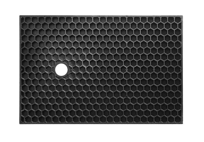 Douchebak Wiesbaden Stonea rechthoek 90x160cm antislip composiet mat zwart