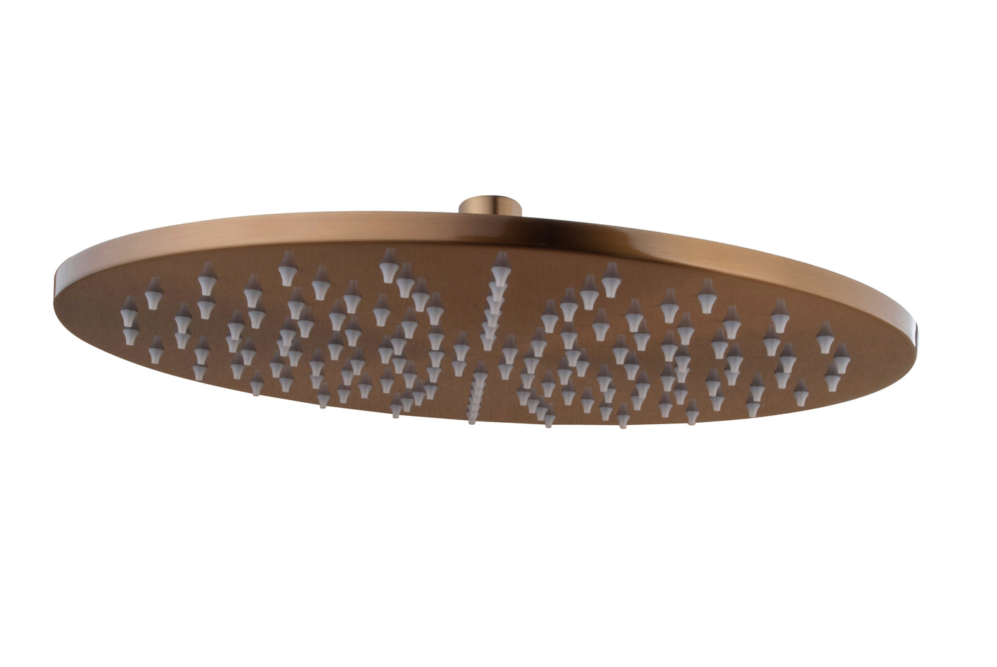 Wiesbaden Unimatch hoofddouche 25cm diameter geborsteld brons koper PVD