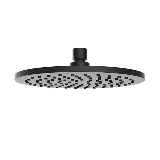 Wiesbaden Unimatch hoofddouche 20cm diameter mat zwart