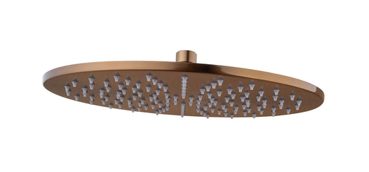 Wiesbaden Unimatch hoofddouche 30cm diameter geborsteld brons koper PVD