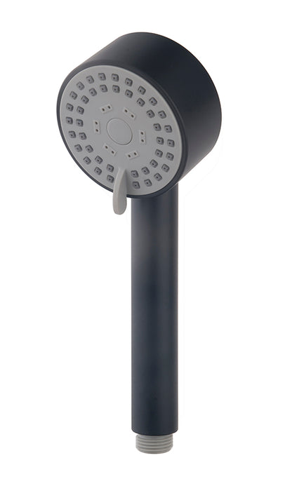 Wiesbaden Unimatch Cadans handdouche 3 standen diameter 8 cm mat zwart