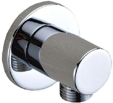 Wiesbaden Unimatch wandaansluitbocht rond 1/2" chroom