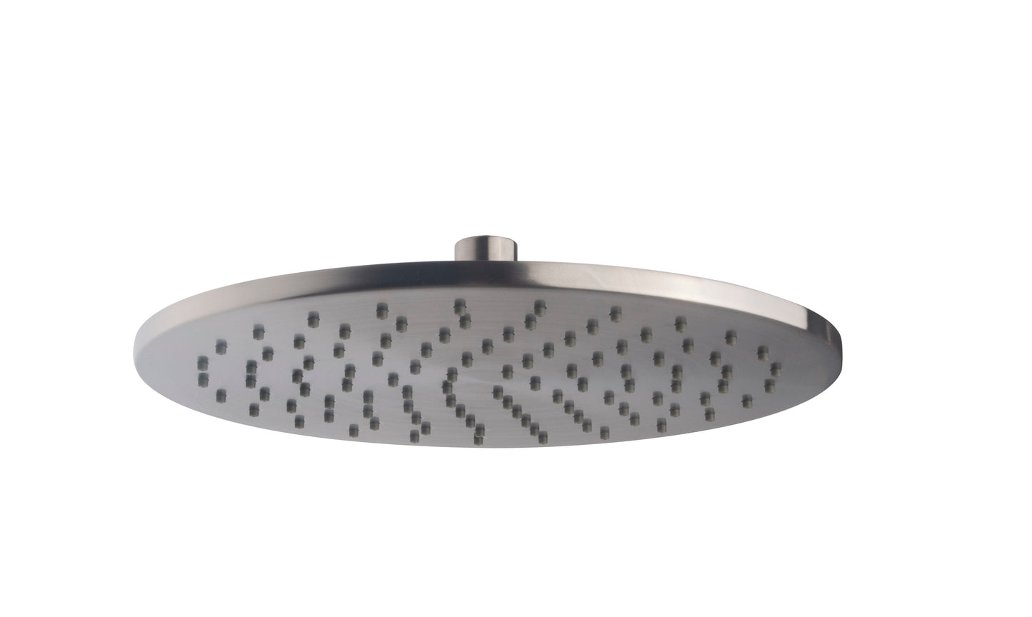 Wiesbaden Unimatch hoofddouche 25cm diameter geborsteld staal PVD