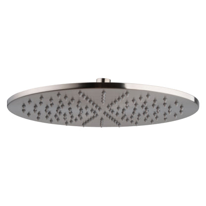 Wiesbaden Unimatch hoofddouche 30cm diameter geborsteld staal PVD