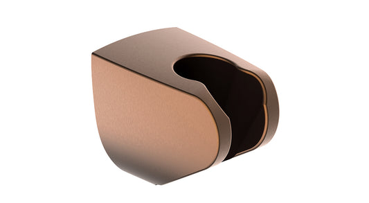 Wiesbaden Unimatch wandhanddouchehouder kunststof geborsteld brons koper PVD