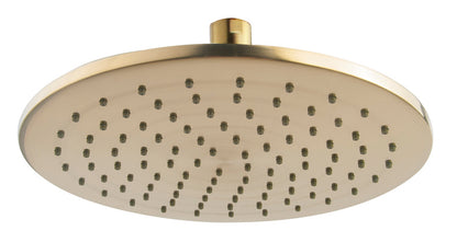Wiesbaden Unimatch hoofddouche 25cm diameter geborsteld messing PVD
