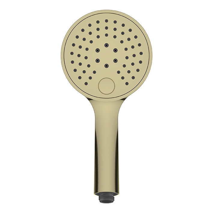 Wiesbaden Unimatch handdouche 3 standen diameter 12 cm geborsteld messing PVD