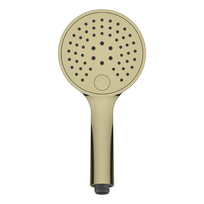 Wiesbaden Unimatch handdouche 3 standen diameter 12 cm geborsteld messing PVD