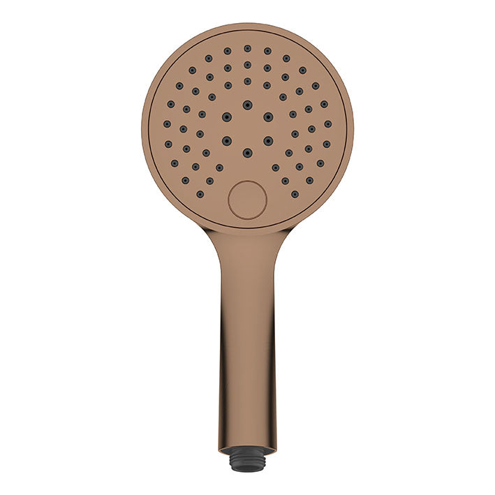 Wiesbaden Unimatch handdouche 3 standen diameter 12 cm geborsteld brons koper PVD