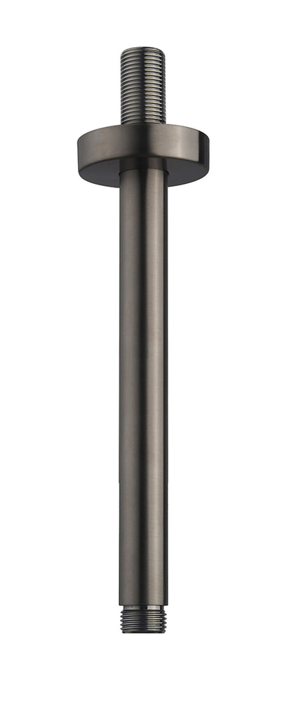 Wiesbaden Unimatch douchearm met plafondbevestiging 20 cm gunmetal PVD
