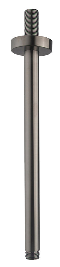 Wiesbaden Unimatch douchearm met plafondbevestiging 30 cm gunmetal PVD