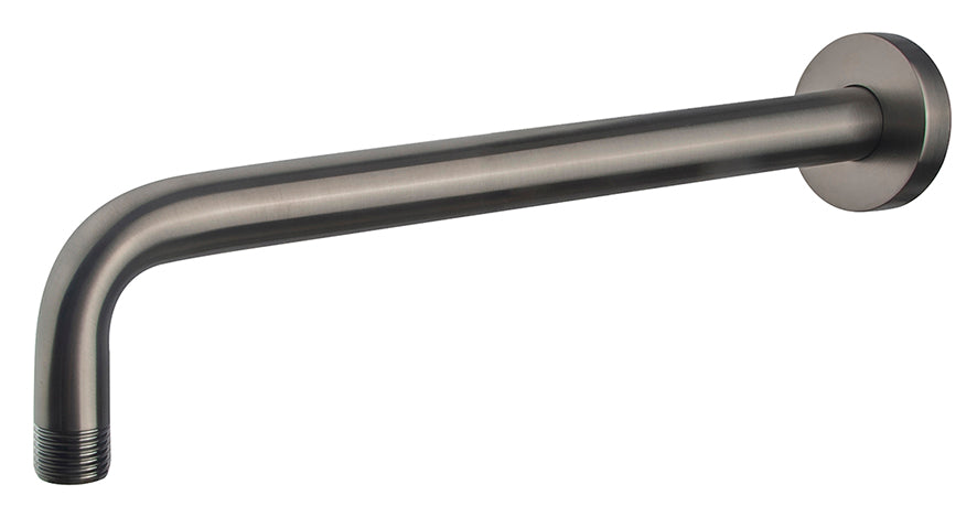 Wiesbaden Unimatch douchearm met muurbevestiging 35 cm gunmetal PVD