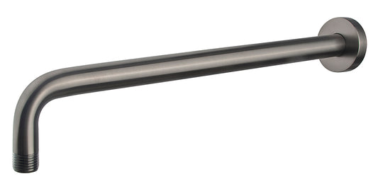 Wiesbaden Unimatch douchearm met muurbevestiging 45 cm gunmetal PVD
