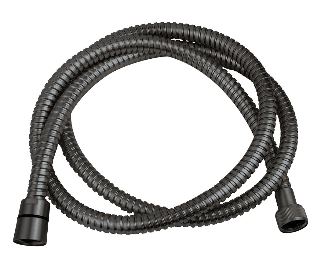Wiesbaden Unimatch doucheslang metaal 150 cm gunmetal PVD