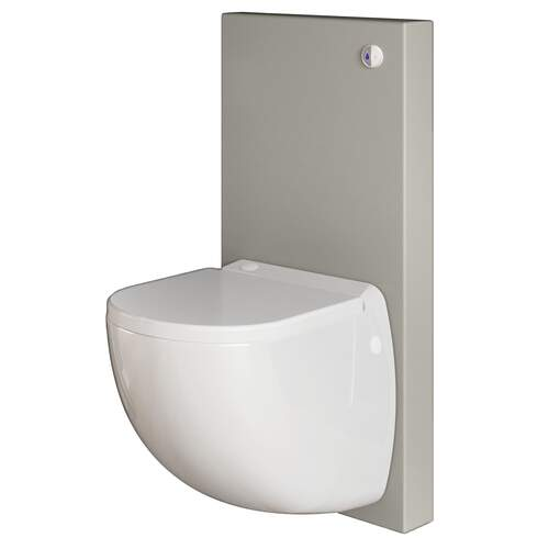 Wandcloset Sanibroyeur vermaler Sanicompact sofclose toiletzitting comfortbox in grijs